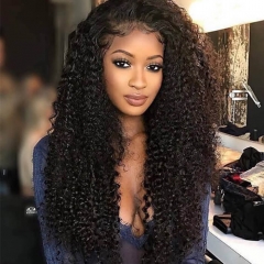 13x6 Brazilian Curly Lace Front Human Hair Wigs For Black Women
