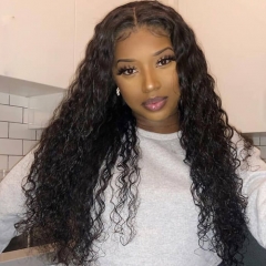 13x6 Natural Hair Lace Front Wigs For Sale Deep Wave Styles