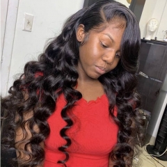 13x6 Cheap Full Lace Front Wigs Human Hair Loose Wave On Sale