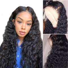 Cheap 360 Lace Frontal Closure Wig For Sale Online Deep Wave Hair