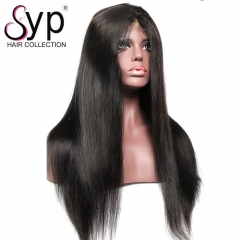 300 Density Lace Front Wig Human Hair Straight For African Ladies