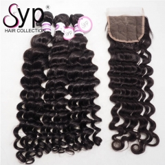 Cheap Bundle Deals With Closure Dropshipping Hair Extension Vendor