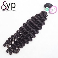 1 Bundle Of Hair Extensions Brazilian Deep Wave Human Hair Weave