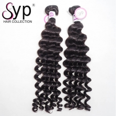 One Bundle Hair Sample Peruvian Natural Curly Extensions Good Cheap