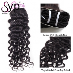 1 Pack Hair Weave Peruvian Jerry Curl Best Real Human Hair Extensions