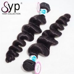 Malaysian Wavy Hair Weave One Bundle Of Hair Extensions Loose Curl