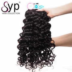 Cuticle Remy Malaysian Jerry Curl Hair Weft 100g Per Bundle Of Hair
