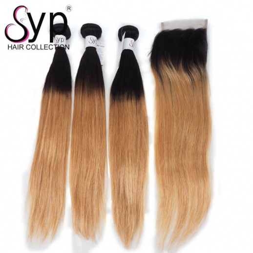 Cheap Ombre Hair Extensions Ombre Hair Bundles With Closure