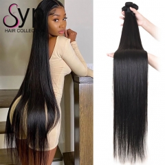 32 34 36 38 40 42 Inch Brazilian Hair Straight Human Hair Weave Near Me