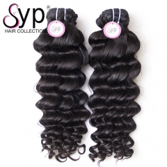 Cuticle Aligned Raw Indian Deep Wave Hair Bundles Human Hair