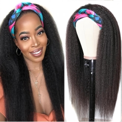 Kinky Straight Headband Wig Human Hair Wholesale Dropshipping