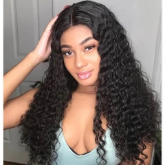 Small Cap Size Full Lace Wigs Brazilian Hair Wet And Wavy Deep Wave