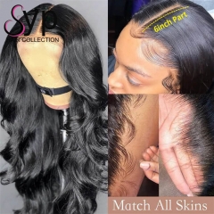 Cheap Body Wave Bundles With HD Frontal Invisible Lace Pre Plucked