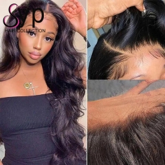 5x5 Outre HD Transparent Lace Closure With Bundles Body Wave Hair