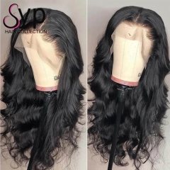13x4 Best Transparent Lace Front Wigs Human Hair Body Wave With Baby Hair